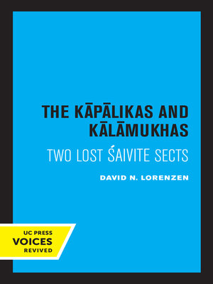 cover image of The Kapalikas and Kalamukhas